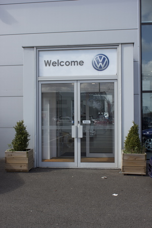 Frank Keane Motors Commercial Aluminium Manual Door Dublin